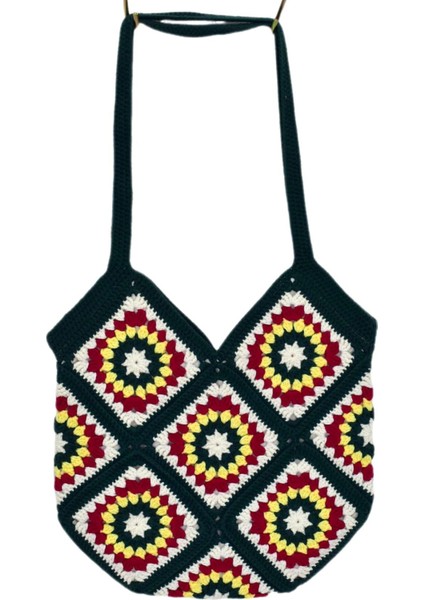 El Örgüsü Motif Desenli Içi Astarlı Omuz Çanta BGL-ST04724
