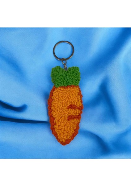 Hand Made Örgü Havuç Anahtarlık