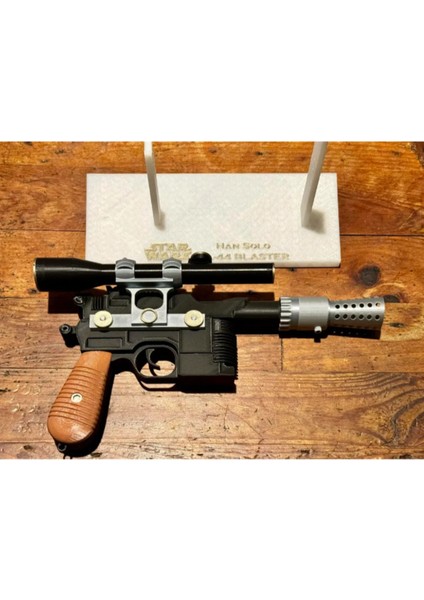 Güncellenmiş Deluxe Yıldız Savaşları Han Solo Dl-44 Blaster V2