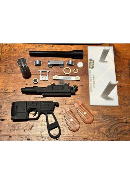 Güncellenmiş Deluxe Yıldız Savaşları Han Solo Dl-44 Blaster V2