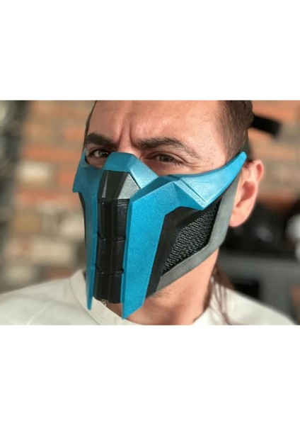 MK11 Sub-Zero Maskesi - Endless Winter Tasarımı – Özgün 3D Baskı