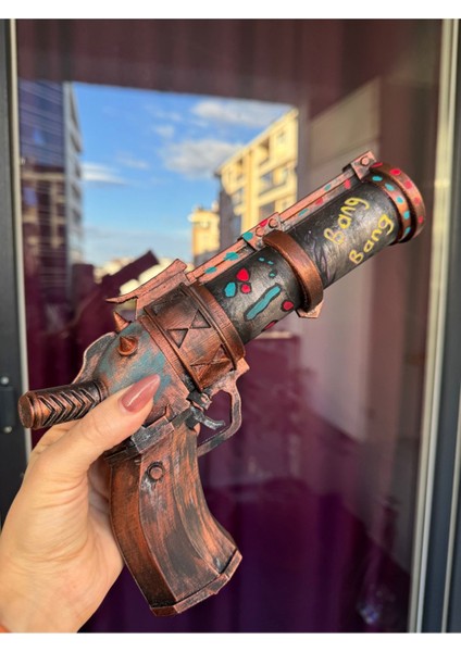Arcane Jinx Oyuncak Tabanca Boyalı Ölçülerde