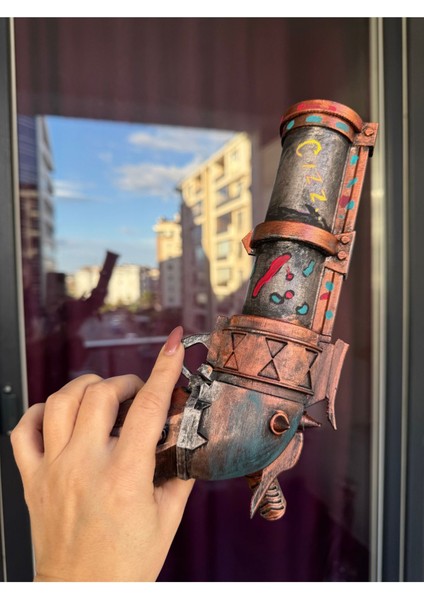 Arcane Jinx Oyuncak Tabanca Boyalı Ölçülerde