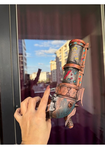 Arcane Jinx Oyuncak Tabanca Boyalı Ölçülerde