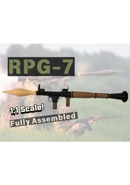 Tam Montajlı Rpg-7 Oyuncak Roketatar Model Kiti – Özgün Tasarım 3D Baskı