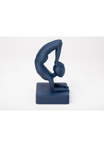 Yogi Guy Minimalist Yoga Heykeli – 3D Baskı Dekor