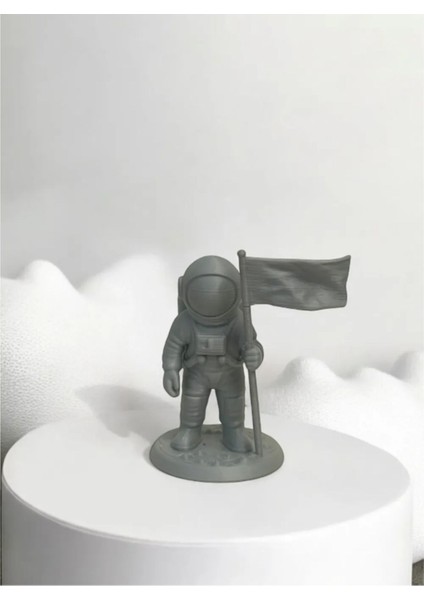 Astronot Figürü 3D Baskı Dekoratif Ürün