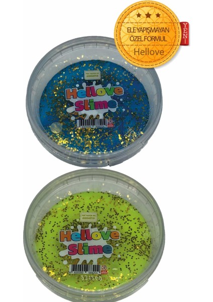 Slime Simli 2 Renk Kaliteli Fosforlu Ele Yapışmayan Pofuduk Yumuşacık Slime fiyatları