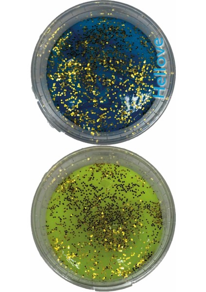 Slime Simli 2 Renk Kaliteli Fosforlu Ele Yapışmayan Pofuduk Yumuşacık Slime indirimleri