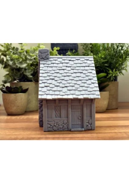 28MM Orta Çağ Fantastik Ev – Rpg & Diorama Maketi