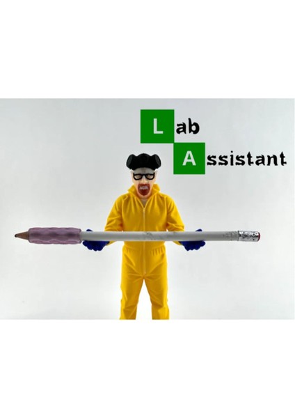 The Lab Assistant Figürü – Bilim Temalı Masaüstü Dekor