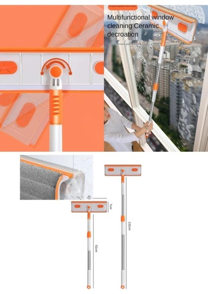 Cam Araba Silme Oynar Başlıklı Çift Taraflı Temizleme Aparatı modelleri