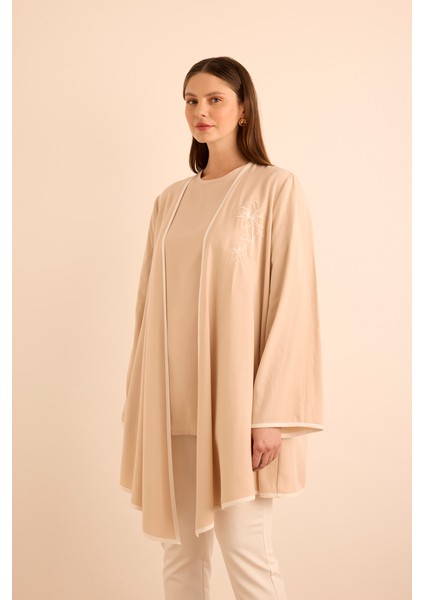 Nakış ve Biyeli Tencel Tweenset