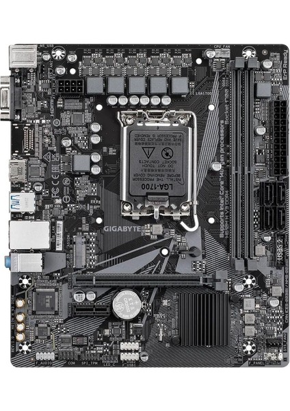 Gıgabyte H610M H V3 Ddr4 3200MHZ M.2 HDMI Matx 1700P