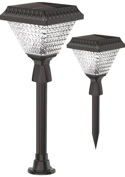 Cata Ct 7317 Solar Kazıklı Bahçe Armatür 30W 6400K Beyaz Işık