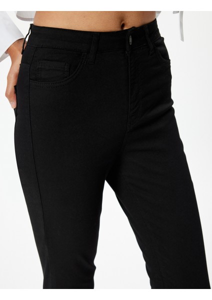 Yeni Sezon Yüksek Bel Skinny Kot Pantolon Dar Paça Cepli - Carmen Skinny Jeans indirimleri