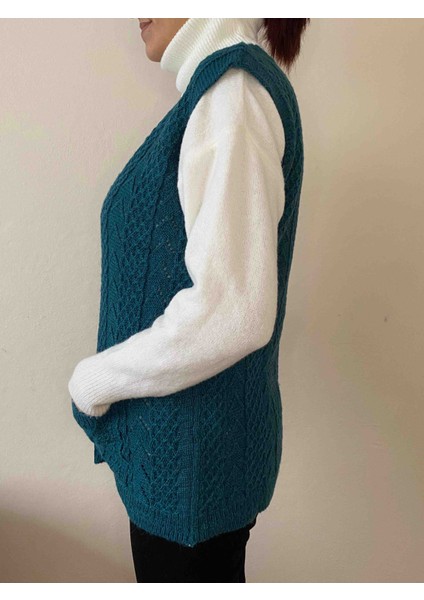 Çift Cepli Kadın Yelek modelleri