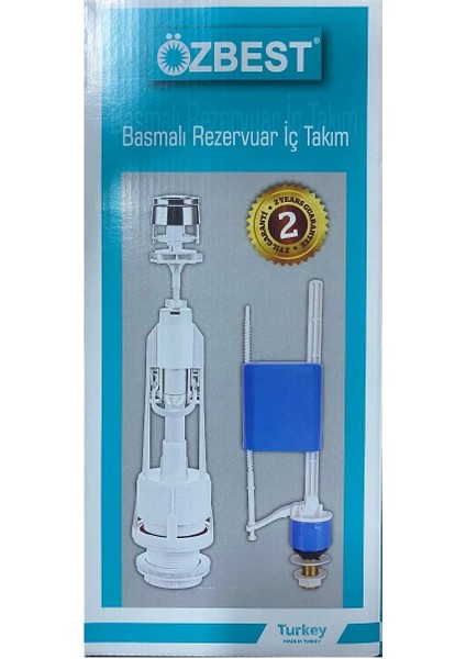 Özbest Su Tasarruflu Basmalı Klozet Rezervuar Iç Takımı - Uyumlu ve Dayanıklı