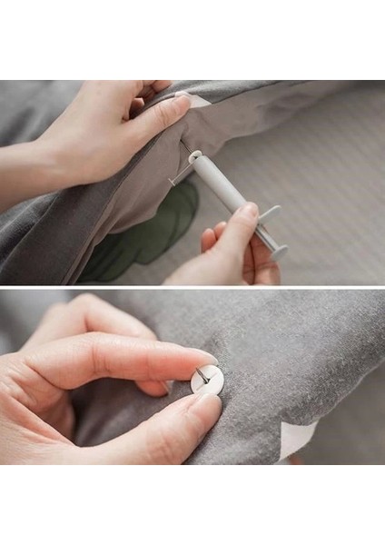 Yorgan Kılıfı ve Çarşaf Tutucu Sabitleyici Düğme Kiti indirimleri