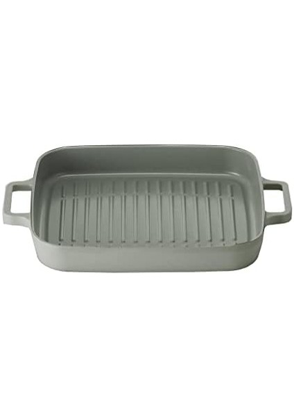 Neoflam Fika Dikdörtgen Aluminyum Grill Tava 28CM Gri D-NEOG128G