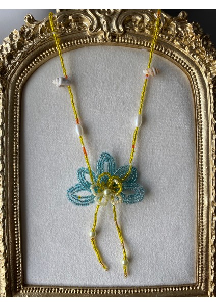 "cunda" Çiçek Kolye | Handmade