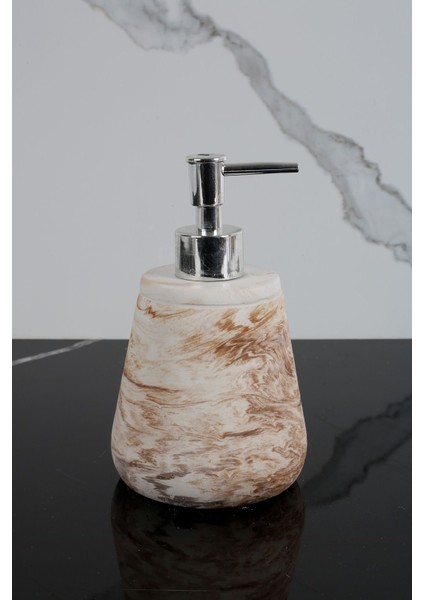 Elite Mermer Desenli Tuvalet Banyo Mutfak Beton Sıvı Sabunluk 1 Adet