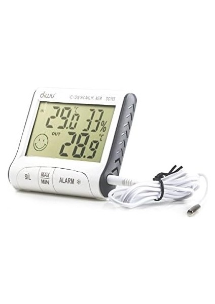 DC103 Iç Dış Max-Min Prob Termometre Nem Ölçer fiyatları