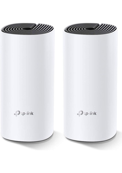 Deco M4(2-Pack), AC1200 Mbps, Dual-Band, Gigabit Portları, 100 Cihaza Kadar Bağlanılabilirlik, 260 M²'ye Kadar Kapsama, Mobil Uygulama ile Kolay Kurulum, Wi-Fi 5 Mesh Sistemi