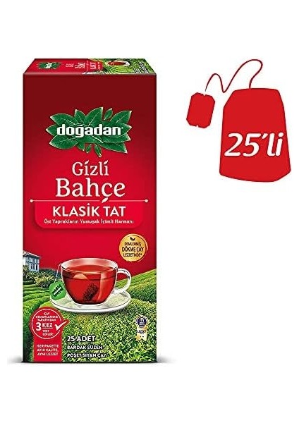 Doğ. Gizli Bahçe 25LİK Ft Bardak Poşet