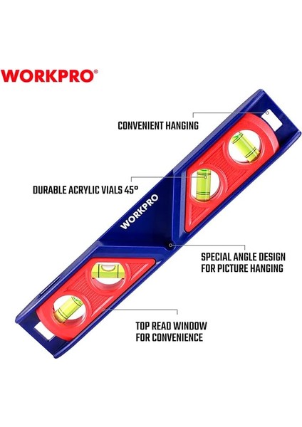 WP262028 225MM Açı Kontrollü Torpedo Su Terazisi