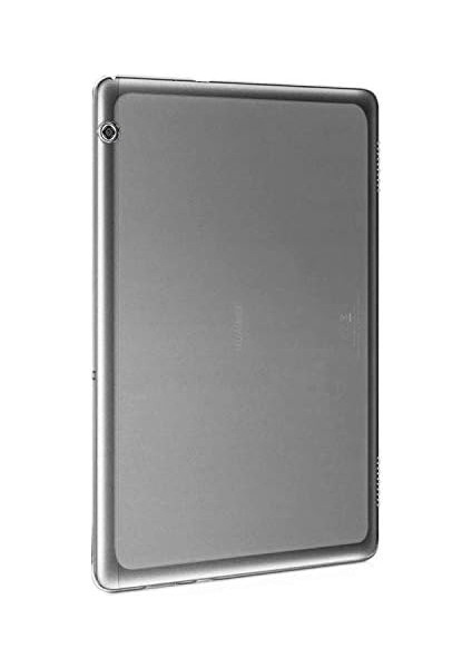 Huawei Mediapad T3 10'' Için Kılıf Transparent Soft Beyaz [mediapad T3 10'' ile Uyumlu Kılıf - Beyaz]