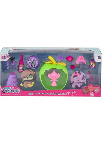 KZL-CL2104 1-2 Elmalı Pet Star Pasta Aksesuarlı - 1 Adet Stokta Olan Gönderilir