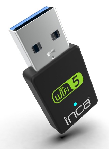 IUWA-650X 650MBPS Bluetooth 4.2 Dual-Bant Kablosuz-Ac Nano USB Adaptör