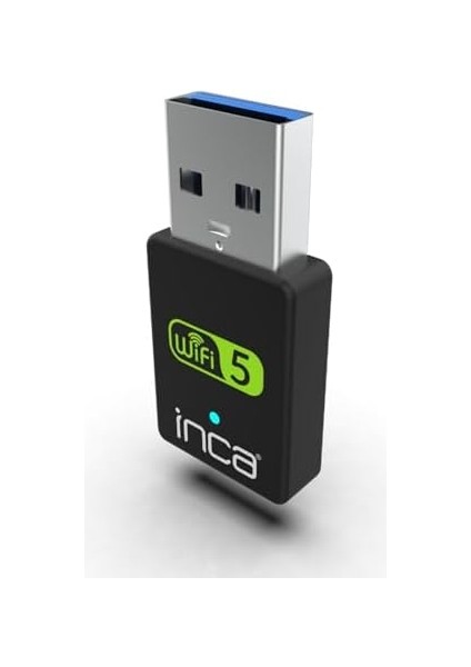 IUWA-650X 650MBPS Bluetooth 4.2 Dual-Bant Kablosuz-Ac Nano USB Adaptör