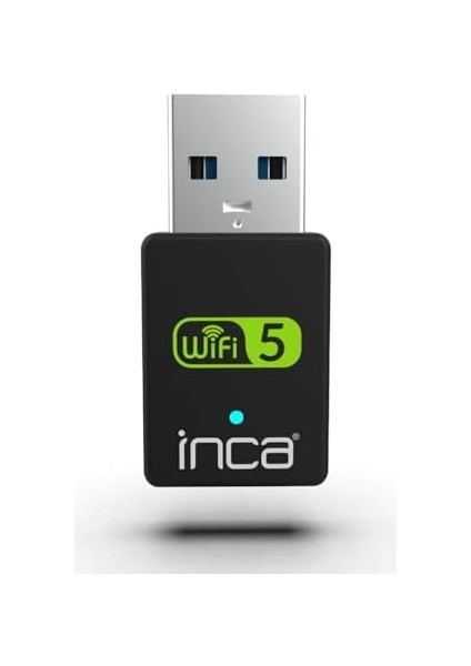 IUWA-650X 650MBPS Bluetooth 4.2 Dual-Bant Kablosuz-Ac Nano USB Adaptör