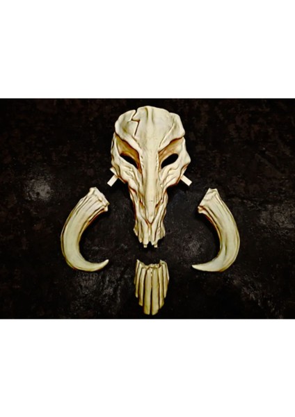 Mythosaur Kafatası – Mandalorian Temalı Dekor
