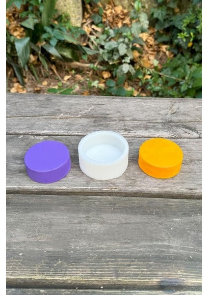 Concept Silindir 6,5x2,5 cm Silikon Mum Kalıbı