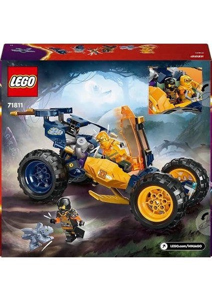 Arin In Ninja Arazi Buggy Arabası 71811-7 Yaş ve Üzeri Çocuklar Için 3 Ninja Minifigürü Içeren Yaratıcı Oyuncak Yapım Seti (267 Parça) Arinin Ninja Arazi Buggy Arabası 71811