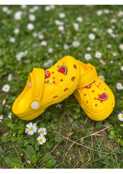 Junisteps Yumşak Taban Kaymaz Terlik Sarı fiyatları