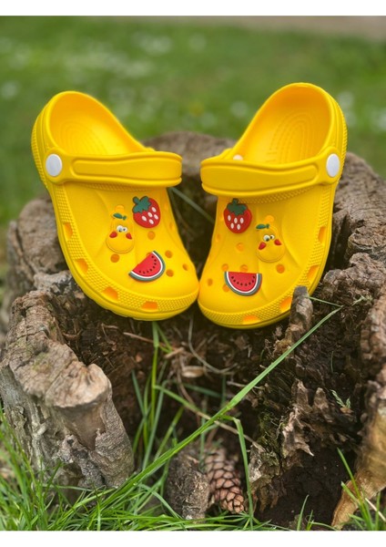 Junisteps Yumşak Taban Kaymaz Terlik Sarı modelleri