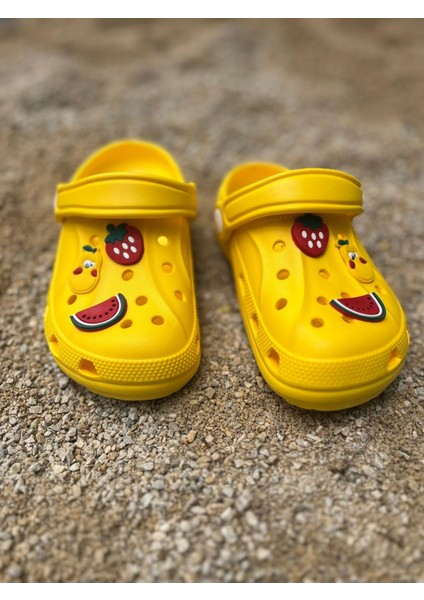 Junisteps Yumşak Taban Kaymaz Terlik Sarı fırsatları