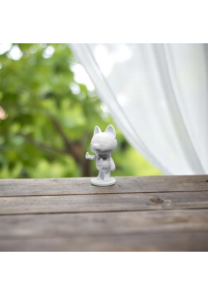 Şans Kedisi Figürü – Dekoratif Mini Maneki Neko