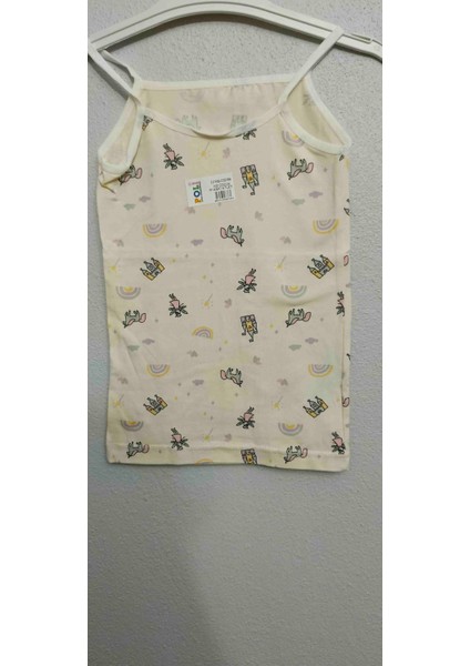 Kız Çocuk Desenli Ince Askılı Atlet -2'li Paket fiyatları