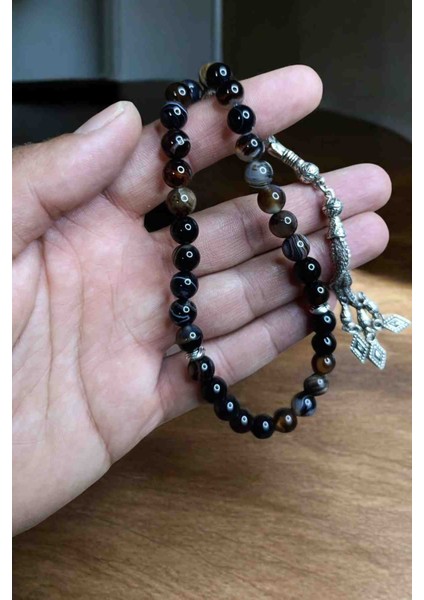 Göz Akik Taşı Tesbih - Doğal Taş Tesbih - Erkek Tesbih fırsatları