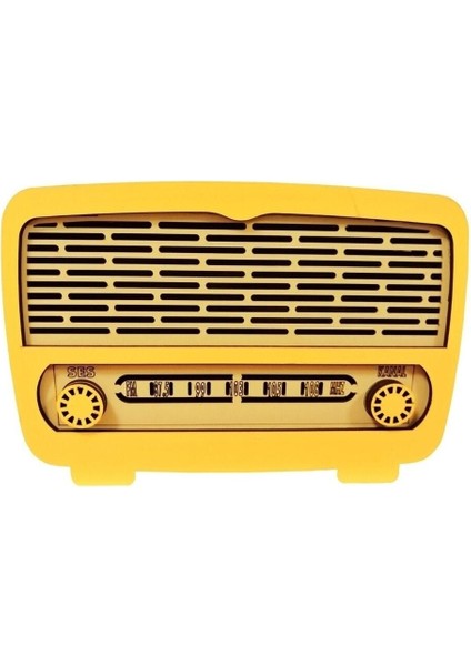 Rustik Ahşap Radyo Kumbara 1 Adet