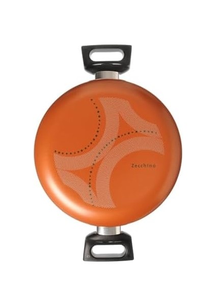 Zecchıno Kısa Tencere 28 cm + Cam Kapak