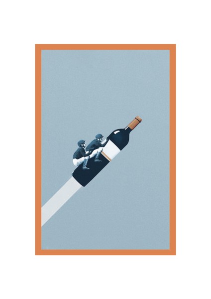 We Ride Until Dawn – Eğlenceli ve Mizah Dolu Dekoratif Hediye Not Kartı & Kartpostal | Şafağa Kadar Sürüyoruz | 10x15 cm