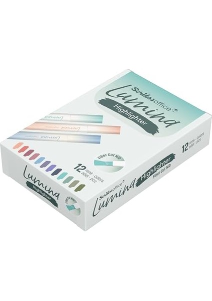 Office Lumina Fosforlu Kalem Lila Colour - 2157U 12 Lik Amb modelleri