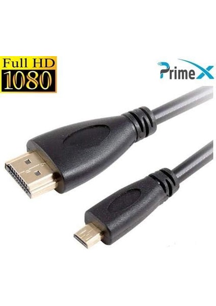 Plus PX-1121 Micro HDMI To HDMI 1.5 Metre 1080P Fullhd Kablo