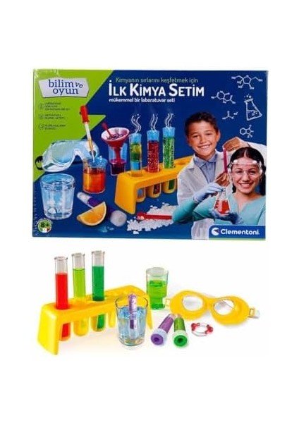 Ilk Kimya Deney Seti Renkli 6+